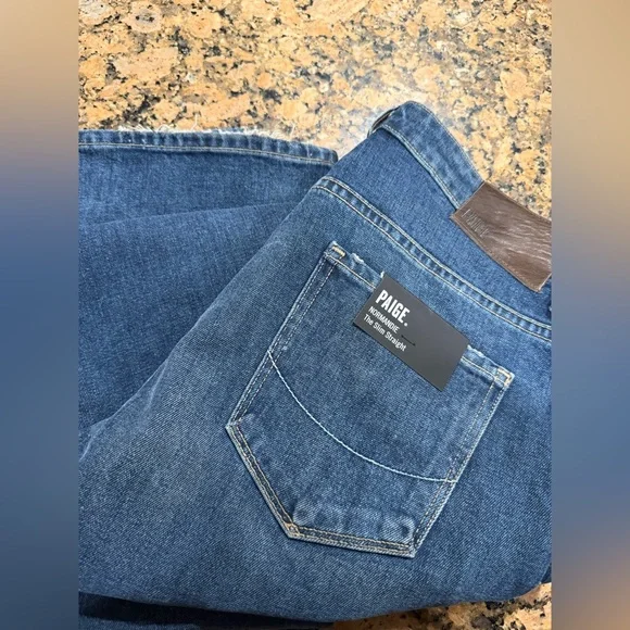 PAIGE Men's Slim Straight Fit Jean